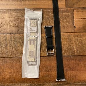 (2) Apple Watch Buckle Bands 42/44 mm New